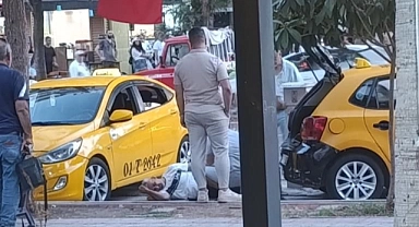 Taksi durağına silahlı saldırı