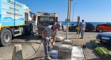 Urla Belediyesi’nden Bozcaada’ya temizlik aracı desteği