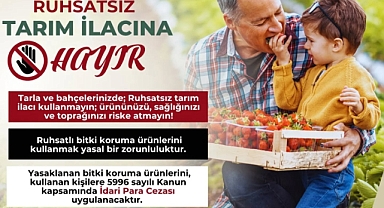 Yenice İlçe Tarım Müdürlüğü’nden Çiftçilere Uyarı: Ruhsatsız tarım ilacı kullanmayın!