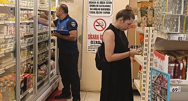 Zabıta ekiplerinden market denetimi