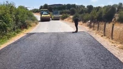 Lapseki-Çan-Biga Yolu BSK Çalışmalarıyla Yenileniyor