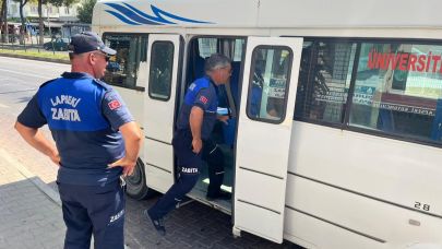 Lapseki’de toplu taşıma araçlarına sıkı denetim