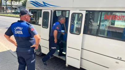 Lapseki’de toplu taşıma araçlarına sıkı denetim
