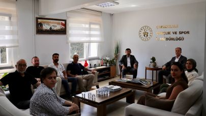 MHP’den Gençlik ve Spor İl Müdürü Kalkan’a ziyaret