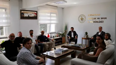 MHP’den Gençlik ve Spor İl Müdürü Kalkan’a ziyaret