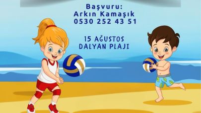 Minikler Plaj Voleybolu Şenliği başlıyor!