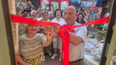 Bozcaadalı kadınların emeği Satış Ofisinde hayat buldu