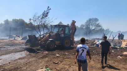 Çanakkale Atatürk Mahallesi’nde yangın kontrol altına alındı