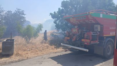 Çanakkale Şekerpınar'daki yangın kontrol altına alındı