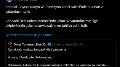 Sarıcaeli Özel Bakım Merkezi tahliye edildi