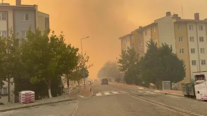 Çanakkale şehir merkezi dumanlara teslim oldu