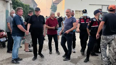 Milletvekili Ayhan Gider yangın bölgesinde