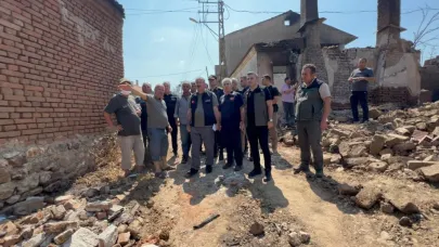 Çanakkale'de hasar tespit çalışmaları için 9 ekip kuruldu