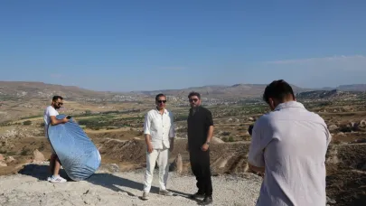 Rafet El Roman Kapadokya'da klip çekti