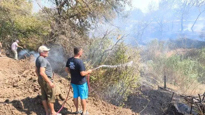 Kalabaklı'da çıkan yangın kontrol altına alındı