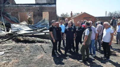 AFAD Başkanı Pehlivan, Çanakkale'de incelemelerde bulundu