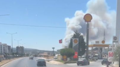 Kepez’de tarım arazisinde başlayan yangın ormanlık alana sıçradı