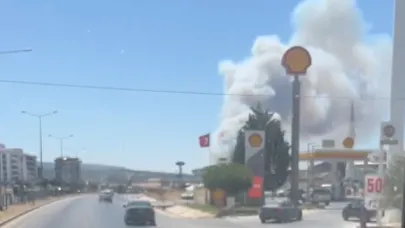 Kepez’de tarım arazisinde başlayan yangın ormanlık alana sıçradı
