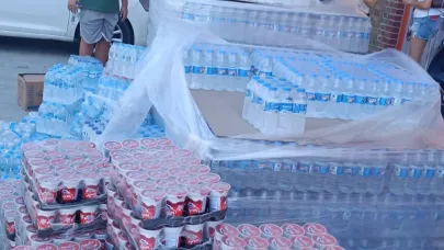 Yangına destek için TroyPark AVM’de ürün toplama noktası oluşturuldu