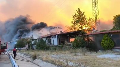 Alevler Manzara Restaurant'ı sardı