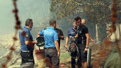 Çanakkale yangınında emniyet personelleri etkin rol oynadı