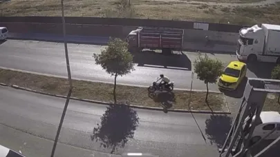 Yaya geçidinden geçen taksici, motosiklet sürücüsünün ölümüne neden oldu