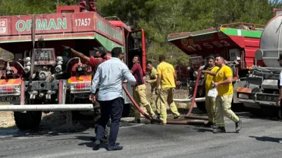 Başkan Fırat yangın bölgesinde