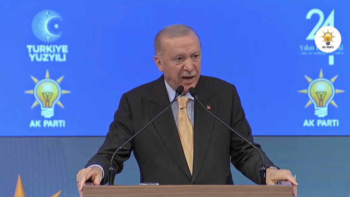 Cumhurbaşkanı Recep Tayyip Erdoğan konuşuyor
