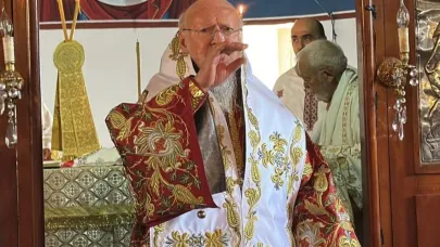 Fener Rum Patriği Bartholomeos, Gökçeada'da ayin yönetti