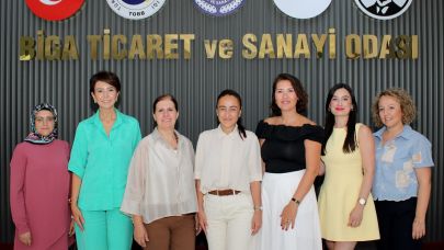 Biga'da Kadın Girişimcilere Destek Ziyareti