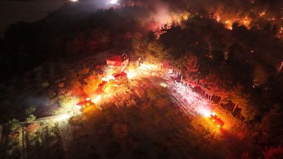 Çanakkale Bayramiç’te Orman Yangını Kontrol Altında