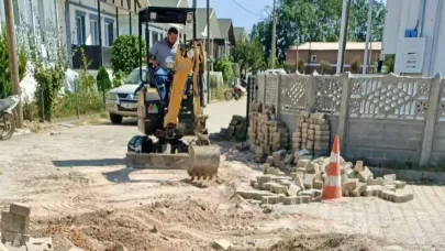 Gümüşçay’da Yağmur Suyu Hattı Çalışmaları Başladı