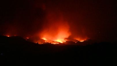 Çanakkale’de yangında 251 kişi tahliye edildi
