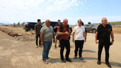 AFAD Genel Müdürü Ergin Gelibolu’daki yangın bölgesinde