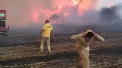 Çanakkale’de alev savaşçılarının zorlu mücadelesi