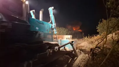 DSİ’den Çanakkale’deki orman yangınına destek