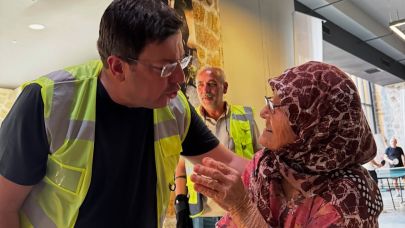 Başkan Erkek’ten yangın mağduru köylülere destek