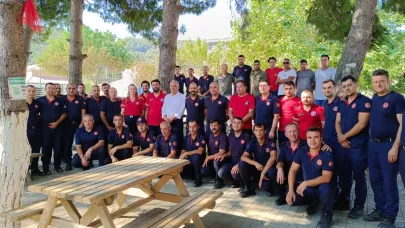 İBB itfaiye ekibi Eceabat'ta misafir edildi