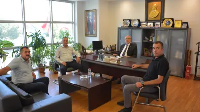 Muhtarlardan ÇTB Başkanı Deniz'e Ziyaret