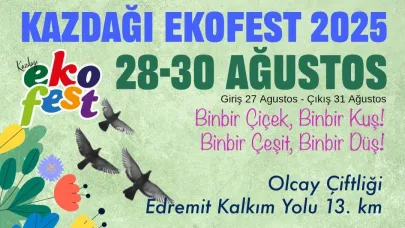 Kazdağı Ekofest2025 İçin Geri Sayım Başladı