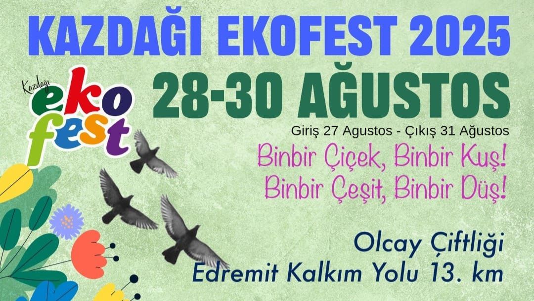 Kazdağı Ekofest2025 İçin Geri Sayım Başladı