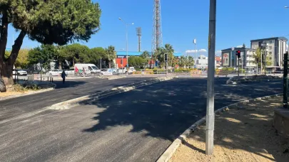 Stadyum Caddesi’nde altyapı tamamlandı, üstyapı çalışmaları başladı