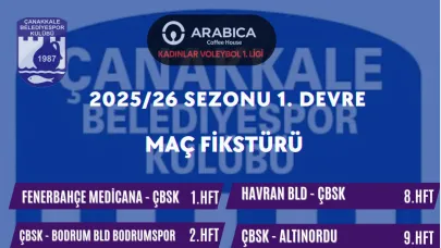 Çanakkale Belediyespor’un 2025/26 fikstürü belli oldu