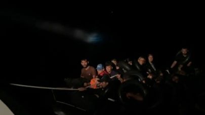 Çanakkale açıklarında 41 göçmen yakalandı