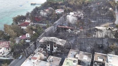 Çanakkale’de 4 Büyük Yangında 5 Bin Hektar Orman Yandı