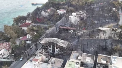 Çanakkale’de 4 Büyük Yangında 5 Bin Hektar Orman Yandı