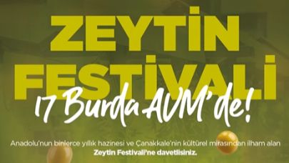 Zeytin Festivali 17 Burda AVM’de