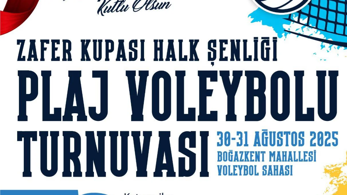 Zafer Bayramı’nda gençler plaj voleybolunda buluşacak
