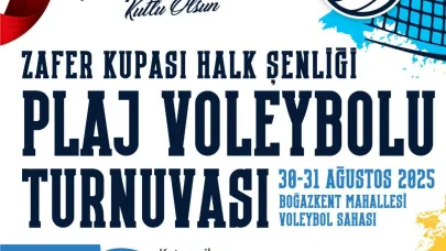 Zafer Bayramı’nda gençler plaj voleybolunda buluşacak