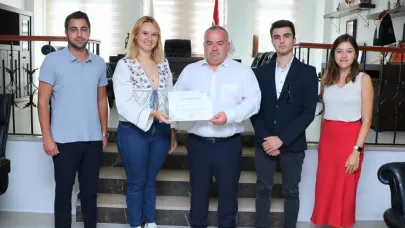 Genç Çanakkale’den Baroya Teşekkür Belgesi Ziyareti